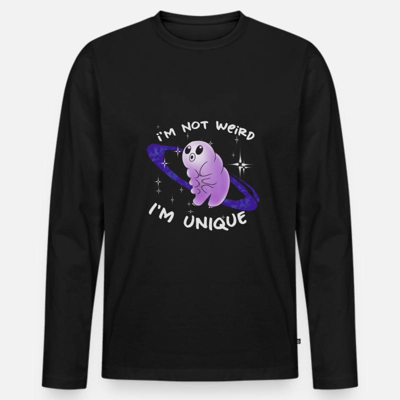 Humor - Männer Premium Bio Langarmshirt - Schwarz