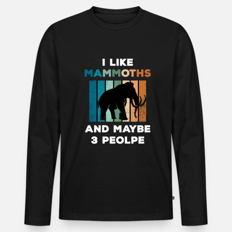 Mammut - Männer Premium Bio Langarmshirt - Schwarz