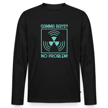 Nuclear power plant Nuclear energy Renewable energy - Men's Premium Organic Long Sleeve Shirt - black - Front - Nico (187cm)