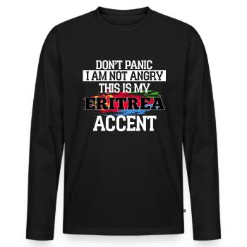 Egypt - Men's Premium Organic Long Sleeve Shirt - black - Front - Nico (187cm)