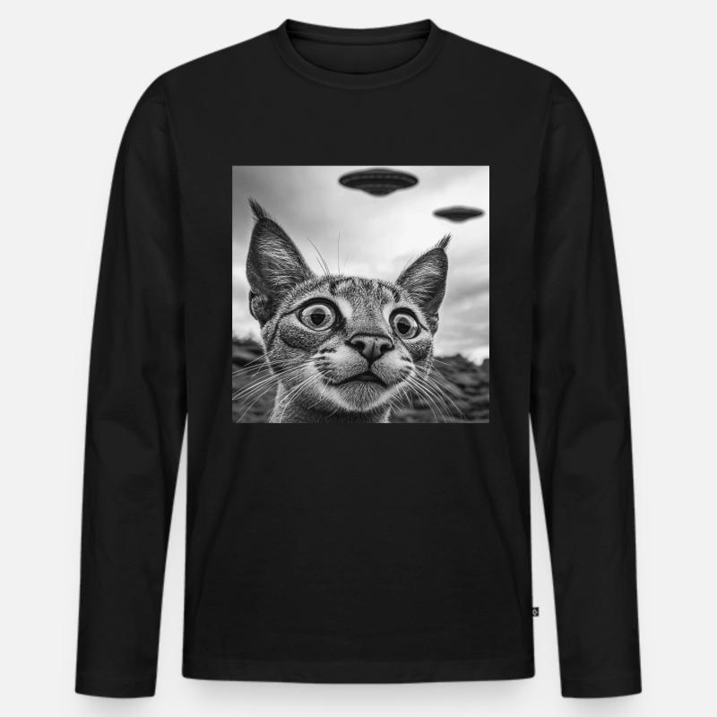 Karakal - Männer Premium Bio Langarmshirt - Schwarz