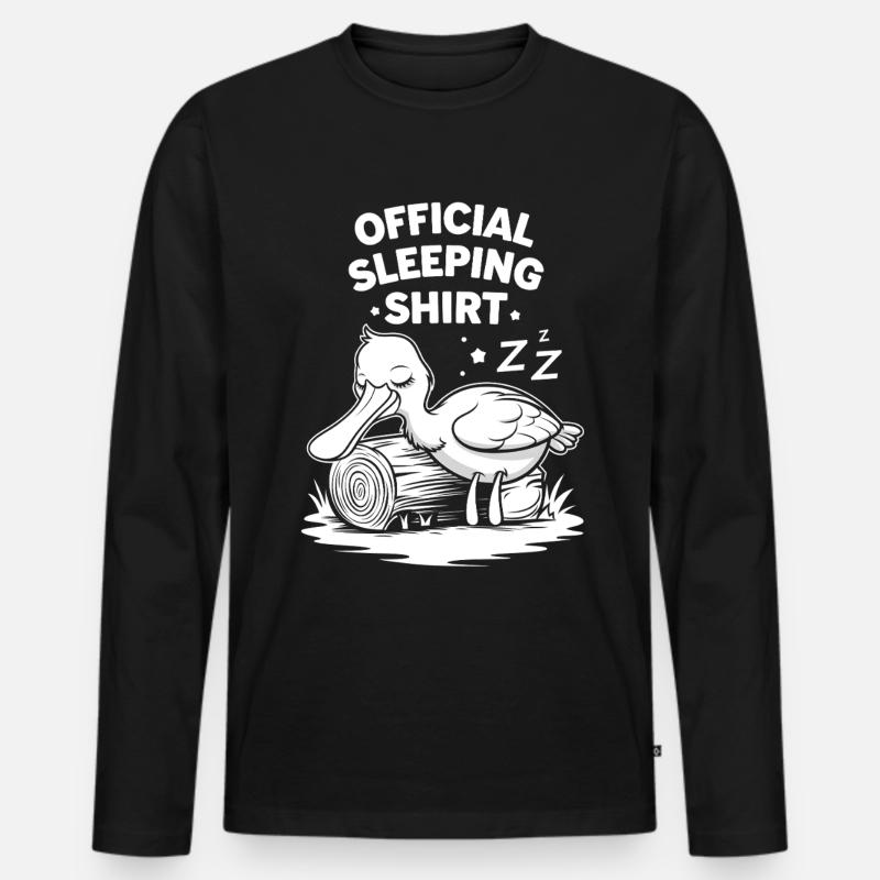 Löffler - Männer Premium Bio Langarmshirt - Schwarz