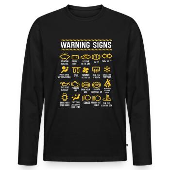 Automechaniker Mechaniker Kfz Werkstatt Geschenk - Männer Premium Bio Langarmshirt - Schwarz - Vorne - Nico (187cm)