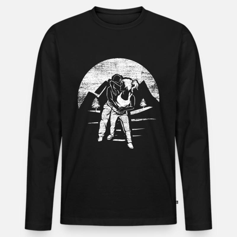 Krav Maga Geschenk - Männer Premium Bio Langarmshirt - Schwarz