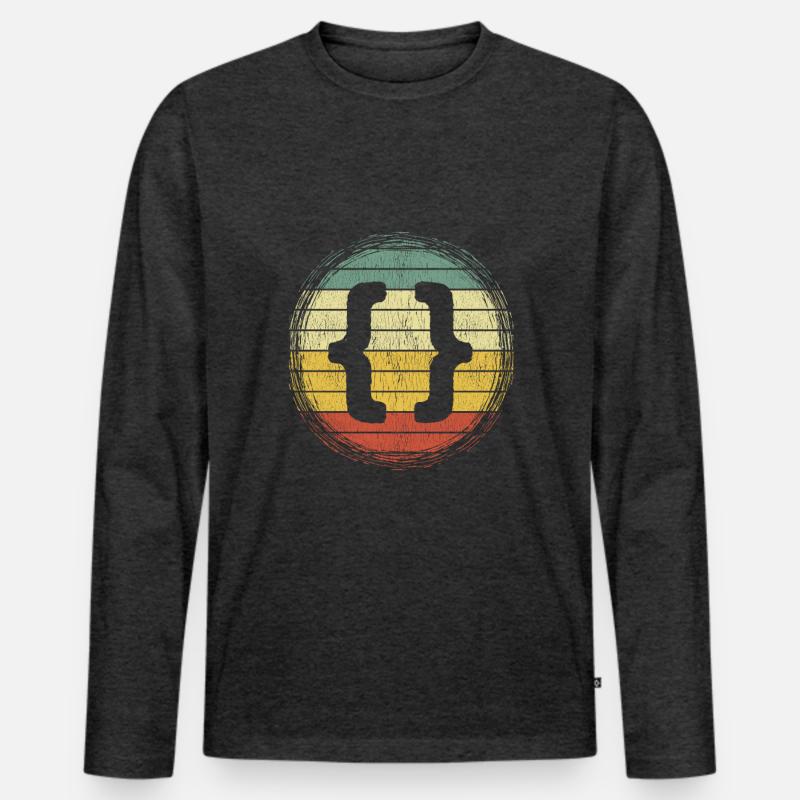 Webentwickler HTML Code CSS Programmierer Männer Premium Bio Langarmshirt