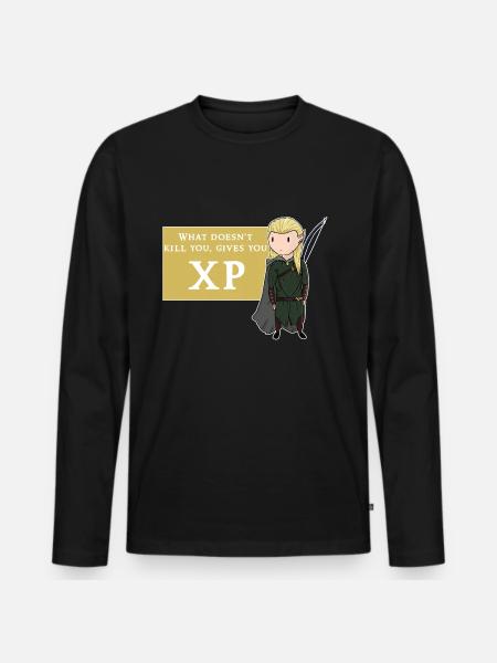 Roleplay XP - Men's Premium Organic Long Sleeve Shirt - black
