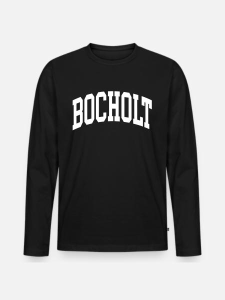 Bocholt - T-shirt manches longues Premium bio Homme - noir