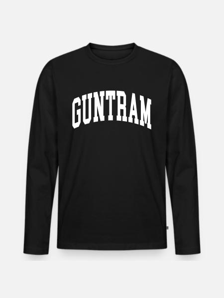 Tramway de Guntram - T-shirt manches longues Premium bio Homme - noir