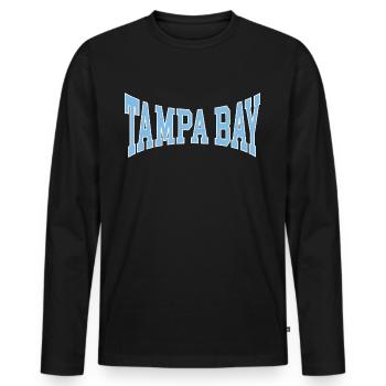 Tampa Bay - Men's Premium Organic Long Sleeve Shirt - black - Front - Nico (187cm)