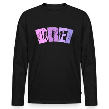 Feen Geburtstag 3 Jahre Mädchen Kleine Fee - Männer Premium Bio Langarmshirt - Schwarz - Vorne - Nico (187cm)