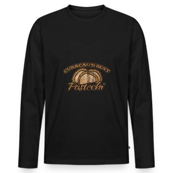Curaçao Curacao Willemstad - Männer Premium Bio Langarmshirt - Schwarz - Vorne - Nico (187cm)