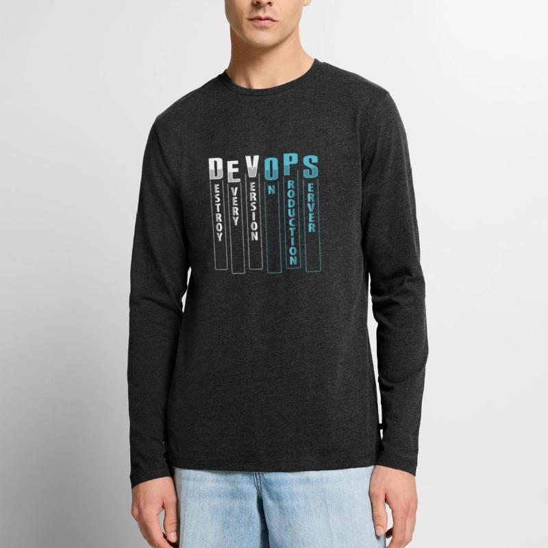 Devops Sys-Admin Developer Men's Premium Organic Long Sleeve Shirt