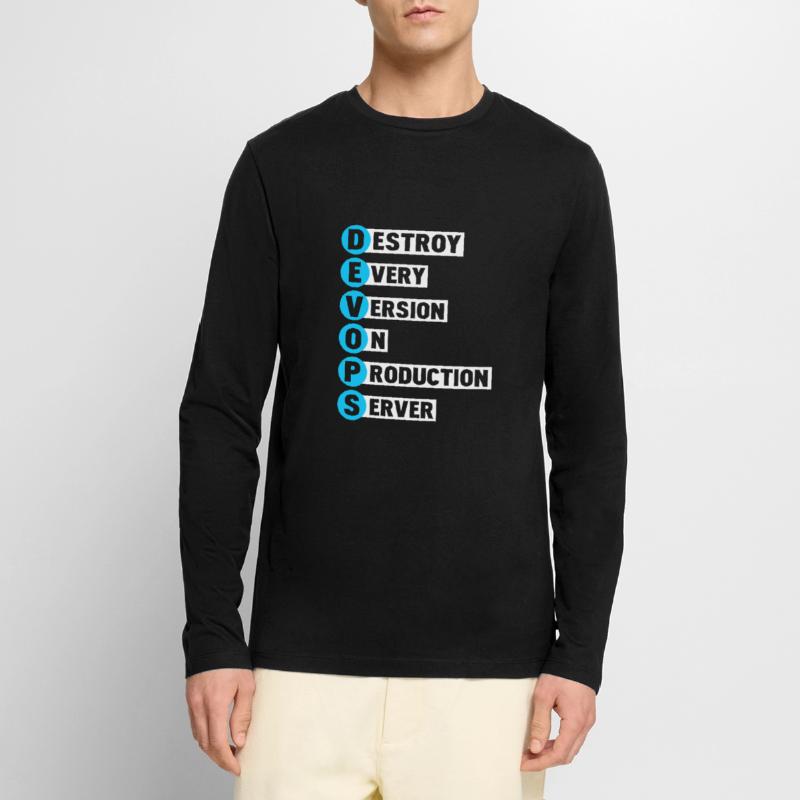 Devops Sys-Admin Developer Heroes Conception T-shirt manches longues Premium bio Homme