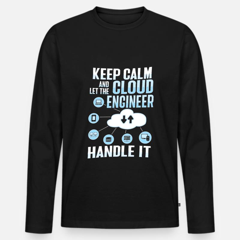 Cloud Administrator Cloud Devops Men's Premium Organic Long Sleeve Shirt