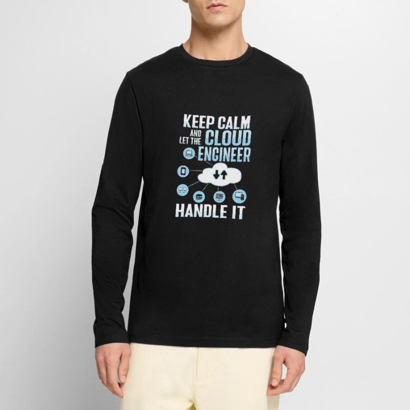 Cloud Administrator Cloud Devops Men's Premium Organic Long Sleeve Shirt