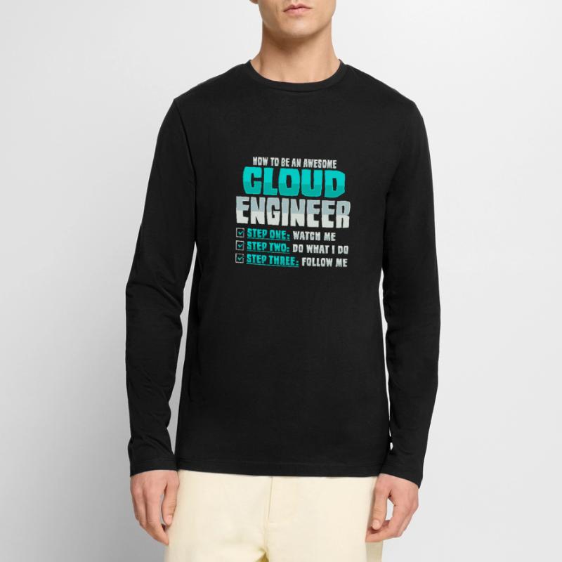 Cloud Administrator Cloud Devops Men's Premium Organic Long Sleeve Shirt