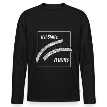 Wenn es schaltet, driftet JDM-Autorennen - Männer Premium Bio Langarmshirt - Schwarz - Vorne - Nico (187cm)