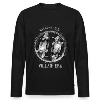 Welcome to my rogue era - Men's Premium Organic Long Sleeve Shirt - black - Front - Nico (187cm)