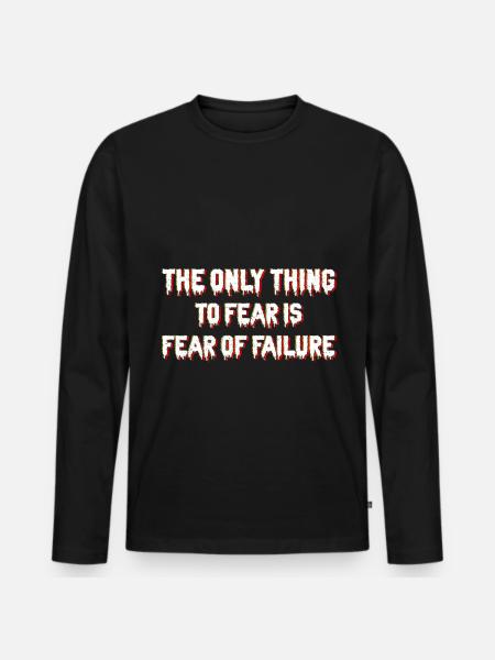 Atychiphobia Graph Atychiphobia Consciousness - Men's Premium Organic Long Sleeve Shirt - black