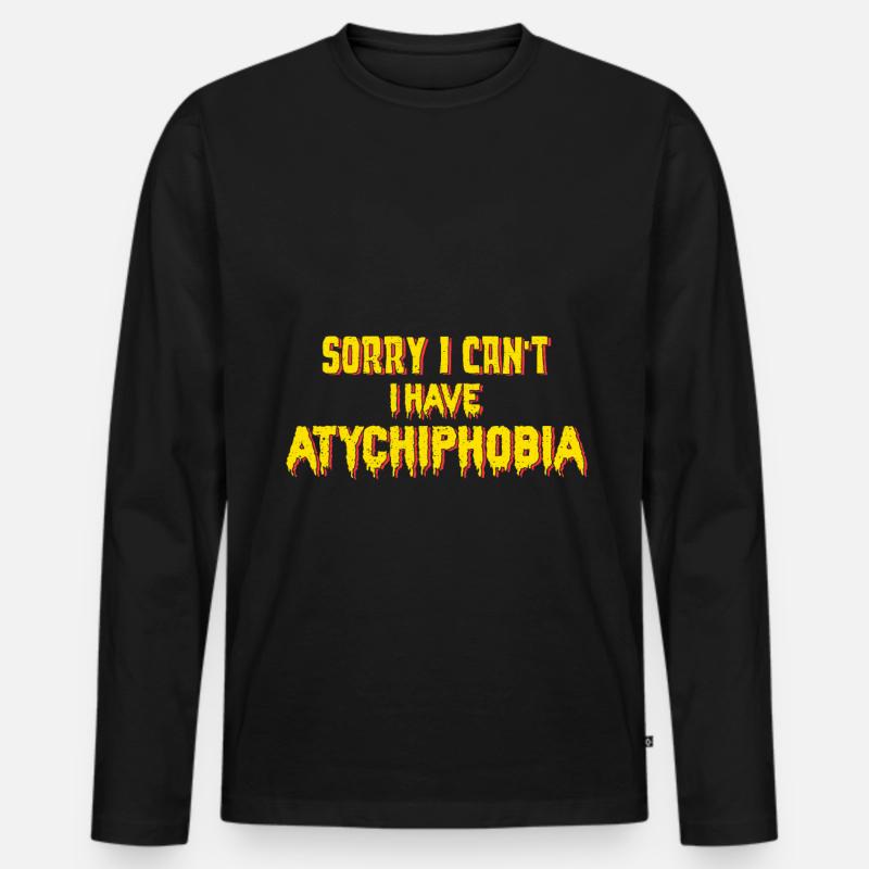 Atychiphobie Graphique Atychiphobie Conscience - T-shirt manches longues Premium bio Homme - noir
