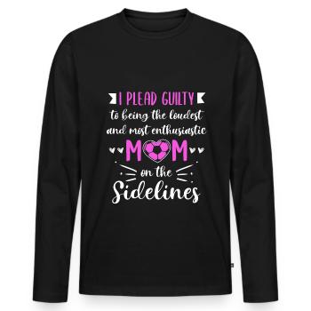 Fußball-Mutter Gameday Soccer Mom - Männer Premium Bio Langarmshirt - Schwarz - Vorne - Nico (187cm)