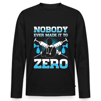 Anesthesiologist Anesthesia Anesthesiology Anesthesiologist - Men's Premium Organic Long Sleeve Shirt - black - Front - Nico (187cm)
