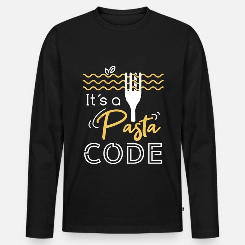 Computer programming - Men's Premium Organic Long Sleeve Shirt - black