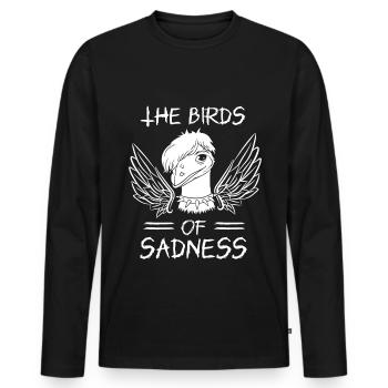 Emo Boy Emo Girl Emu Bird Emocore Punk Ästhetik - Männer Premium Bio Langarmshirt - Schwarz - Vorne - Nico (187cm)