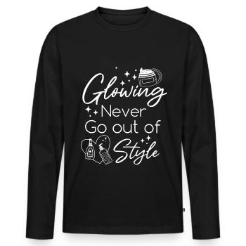 Esthéticienne, Soins de la peau, Beauté, Dermantologue, - T-shirt manches longues Premium bio Homme - noir - Devant - Nico (187cm)