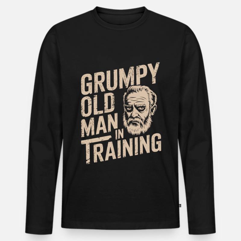 Grumpy Old Man Grumpy Men's Premium Organic Long Sleeve Shirt