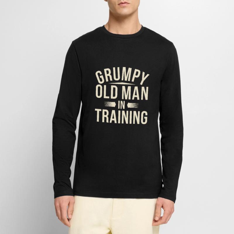 Grumpy Old Man Grumpy Men's Premium Organic Long Sleeve Shirt