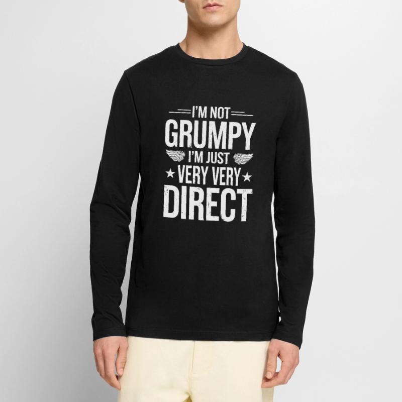 Grumpy Old Man Grumpy Men's Premium Organic Long Sleeve Shirt