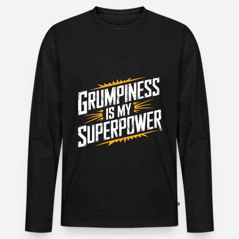 Grumpy Old Man Grumpy Men's Premium Organic Long Sleeve Shirt