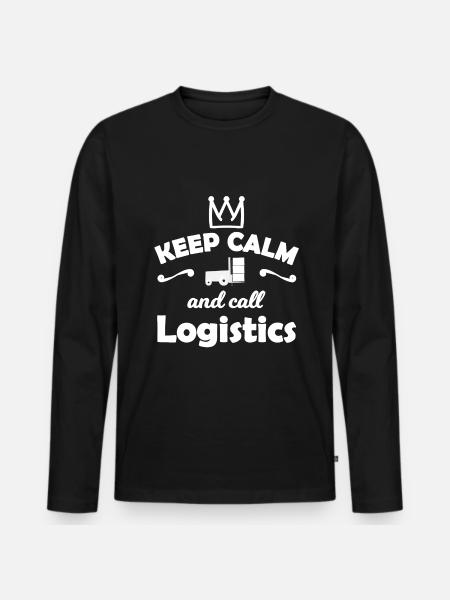 The Transport Team - Men's Premium Organic Long Sleeve Shirt - black