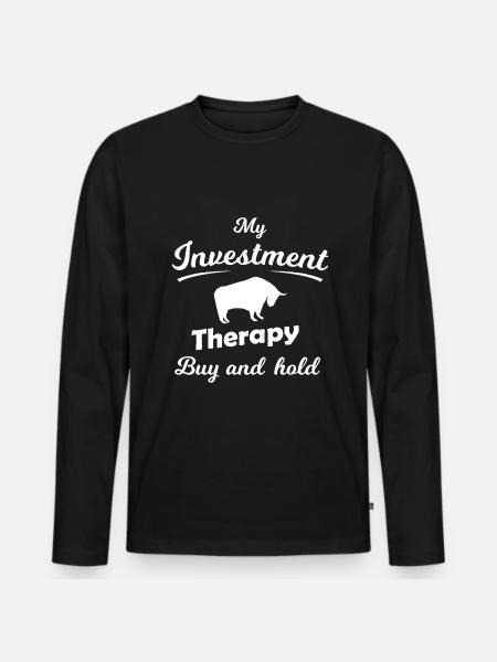 L’investisseur boursier - T-shirt manches longues Premium bio Homme - noir