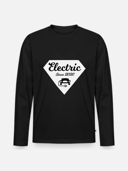 La révolution électrique - T-shirt manches longues Premium bio Homme - noir