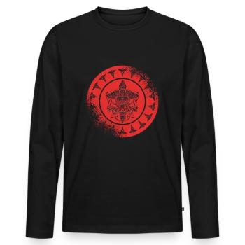 Ambulance Ambulance Hospital Emergency Doctor - Men's Premium Organic Long Sleeve Shirt - black - Front - Nico (187cm)