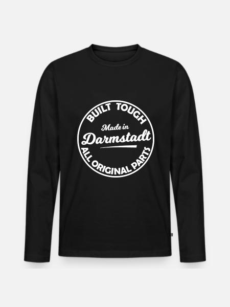 The fans from Darmstadt - Men's Premium Organic Long Sleeve Shirt - black