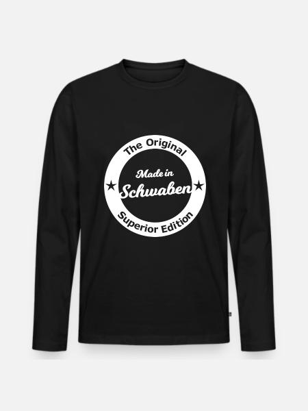 The South Germans in Swabia - Men's Premium Organic Long Sleeve Shirt - black