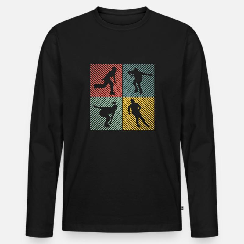 Rollers Rollers Rollers Rollers - T-shirt manches longues Premium bio Homme - noir