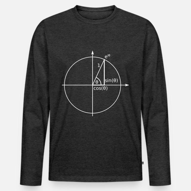 Einheitskreis Eulerische Formel (Euler) Männer Premium Bio Langarmshirt