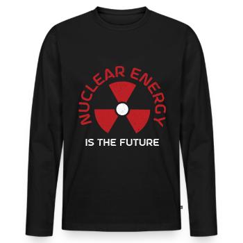 Nuclear Power Plant Nuclear Power Nuclear Climate Change - Men's Premium Organic Long Sleeve Shirt - black - Front - Nico (187cm)