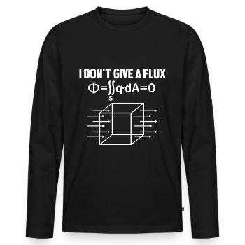 Physik Physiker - Männer Premium Bio Langarmshirt - Schwarz - Vorne - Nico (187cm)