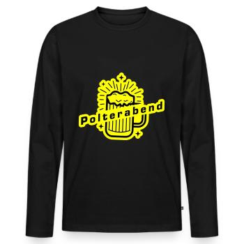 Bachelor Party Wedding Bachelor - Men's Premium Organic Long Sleeve Shirt - black - Front - Nico (187cm)