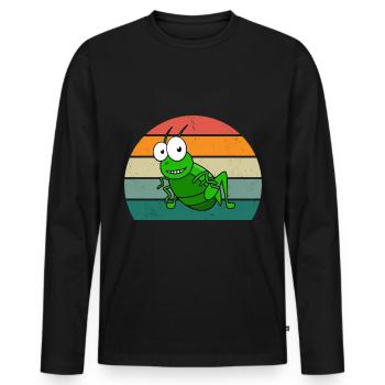 Insekt Krabbeln Fliegen Flügel Ameisen Insekten - Männer Premium Bio Langarmshirt - Schwarz - Vorne - Nico (187cm)