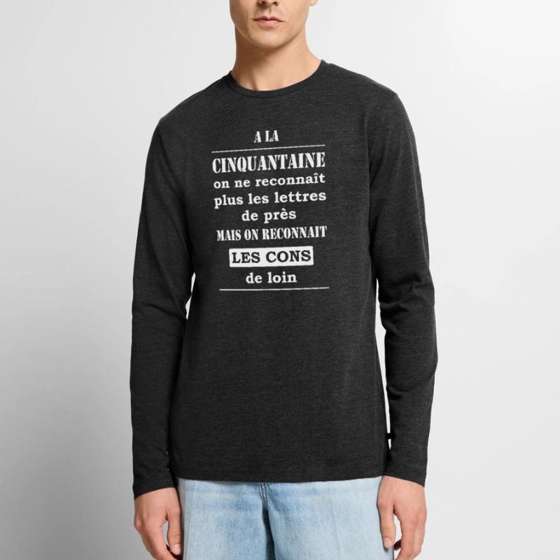 RECONNAÎTRE UN CON T-shirt manches longues Premium bio Homme