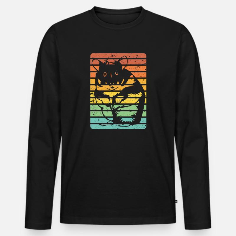 Hamster - Männer Premium Bio Langarmshirt - Schwarz