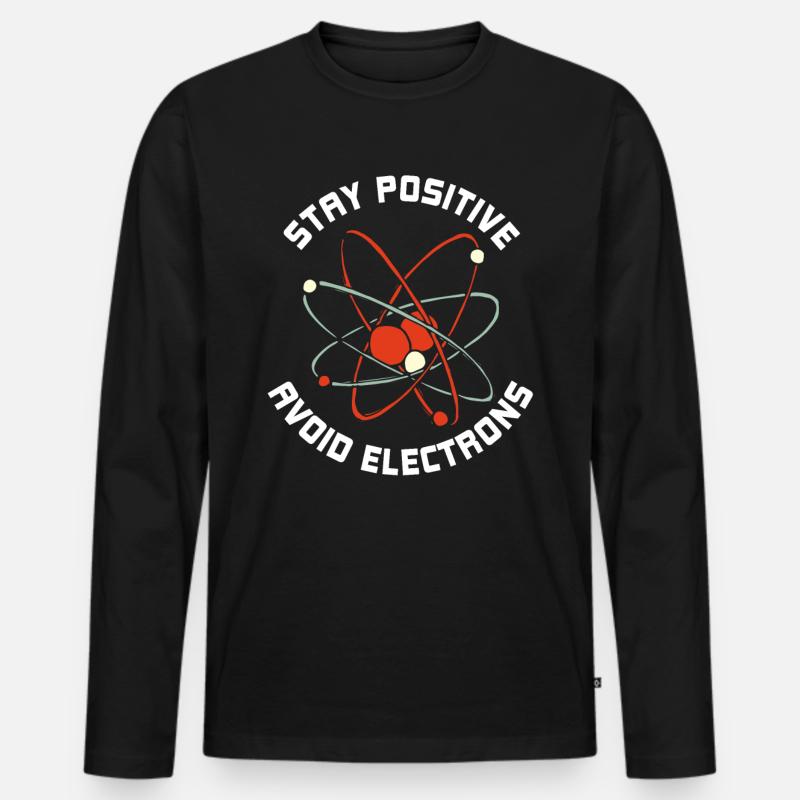 Physik Einstellung - Männer Premium Bio Langarmshirt - Schwarz