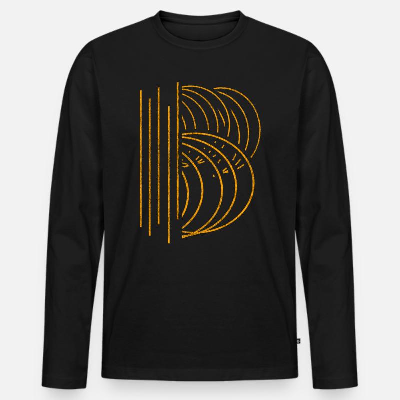 Physik - Männer Premium Bio Langarmshirt - Schwarz