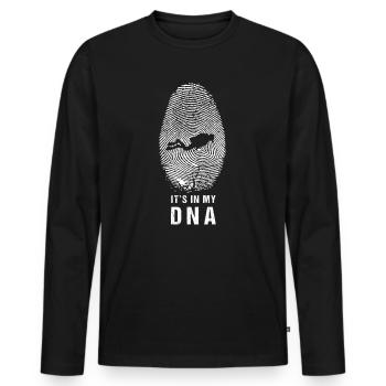 Weihnachtsgeschenk Taucher - Männer Premium Bio Langarmshirt - Schwarz - Vorne - Nico (187cm)